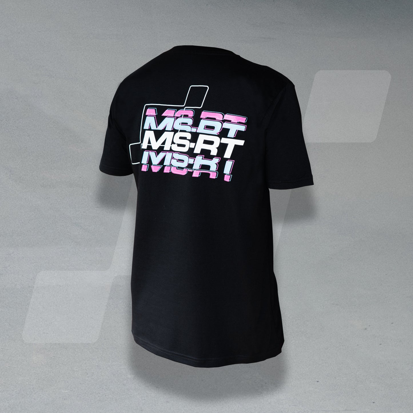 MS-RT Split Logo T-Shirt (Pink & Blue)