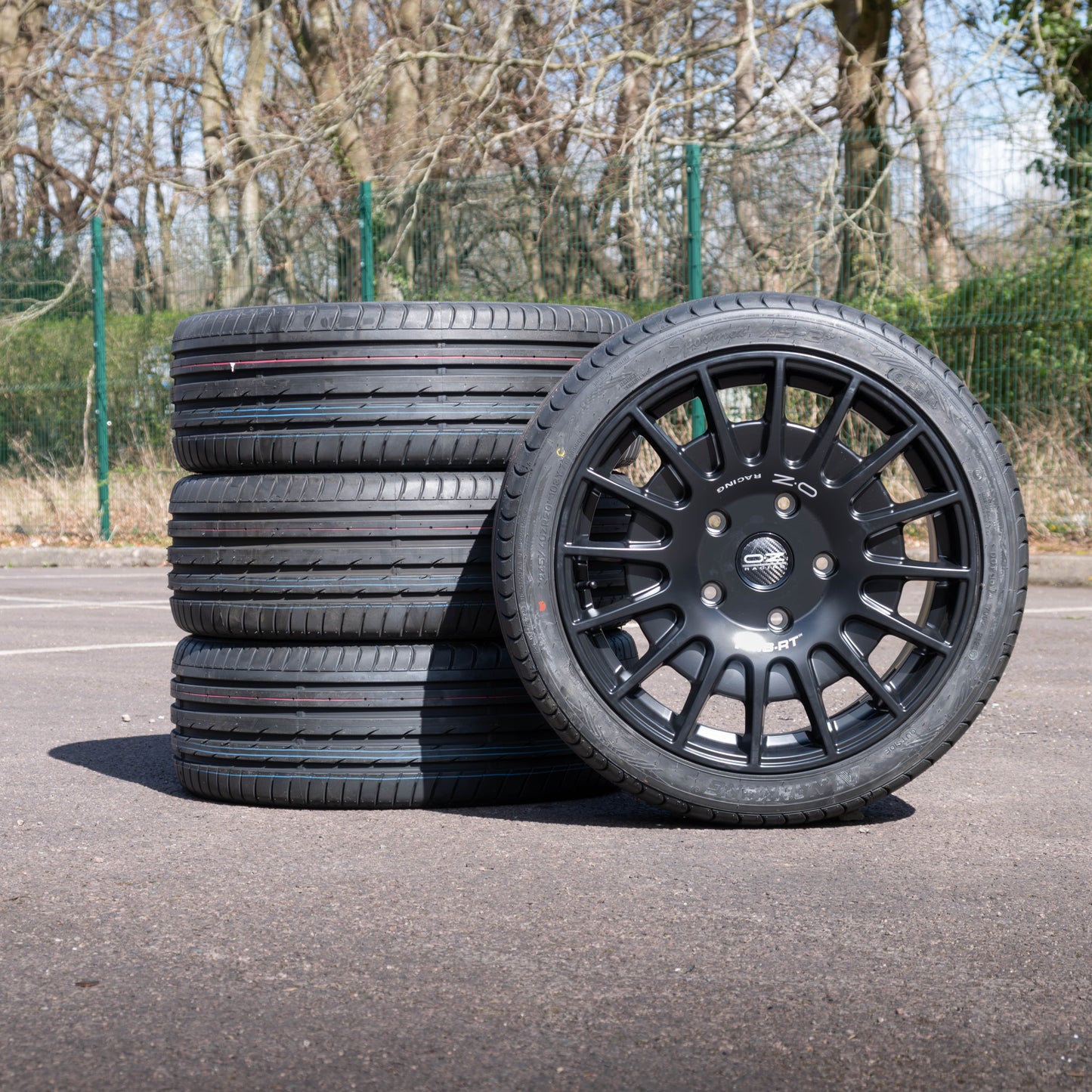 Ford Custom MS-RT (2018-2023) 20" Black OZ Racing Alloy Set (With Tyres)