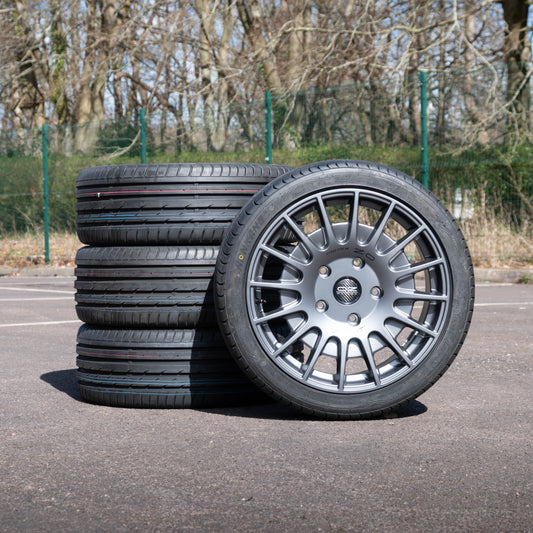Ford Transit Custom MS-RT 20" Grey OZ Racing Alloy Set (With Tyres) (2018-2023)