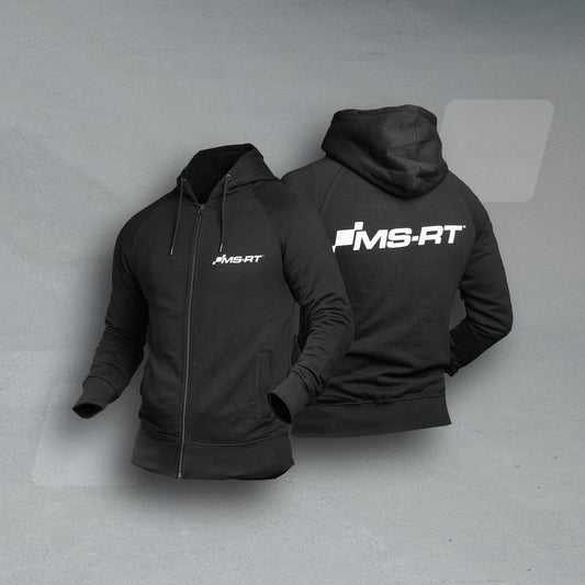 MS-RT Black Zip-Up Hoodie